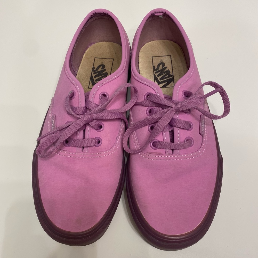 Vans Purple Lace Up Sneaker size Women 7.5 / Men 6